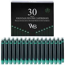 Recharge D'Encre Stylo Plume - Lot de 30