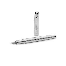 Stylo plume Parker IM Premium Chrome Ciselé - Pointe Moyenne