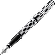 DIPLOMAT - Stylo Plume Acier Excellence A+ - Finition Fine