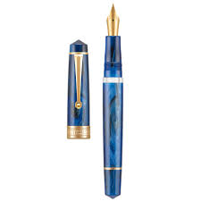 Stylo Plume P20 Galaxy en Résine Bleue