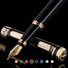 Stylo Plume Laque Noire Scriveiner – Élégance et Précision