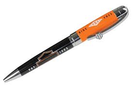 Stylo à Encre Noir Harley-Davidson® Ride Free avec Boîte Cadeau