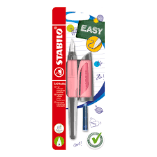 STABILO EASYbuddy : Stylo-plume scolaire pastel rose