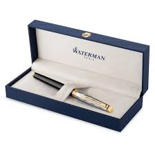 Stylo Plume Waterman Hémisphère en Métal et Laque Noire