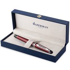 Stylo Plume Waterman Expert - Rouge Foncé & Chrome