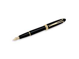 Stylo Plume Aurora Ipsilon De Luxe - Résine Noire B12N