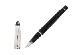 Stylo Plume Aurora Ipsilon Quadra Argent & Résine