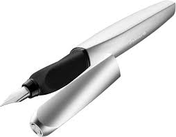 Stylo-plume Pelikan 947366 Argenté pour Droitier et Gaucher