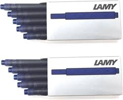 Lot de 100 Cartouches d'Encre Bleue Lamy pour Stylo Plume