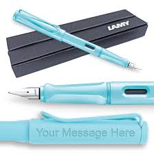 Stylo Plume Lamy Safari AquaSky 2023 - Personnalisé et Gravé