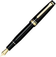Stylo Plume Sailor Professional Gear Slim Or Noir Médium 11