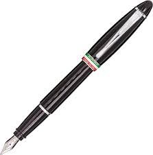 Stylo plume Aurora IPSILON Italia en résine noire