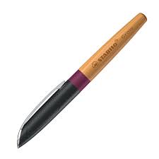 Stylo-plume rechargeable STABILO Grow - Violet prune & Bois de cerisier