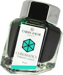 Recharge d'encre stylographique Caran d'Ache - Vert Vibrant