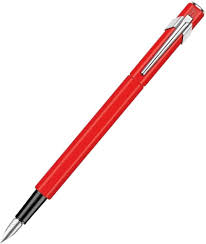 Stylo Plume Caran d'Ache Classic Line Rouge - Pointe Moyenne