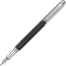 Stylo Plume Caran d'Ache Varius Rubracer Argent Noir