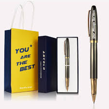 Stylos Plume Personnalisables avec Boîte Cadeau