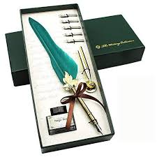 Kit Stylo Plume Harry Potter Vert pour Enfants