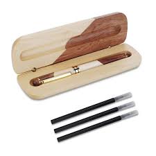 Stylo à Bille en Bois Artisanale de Luxe