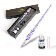 Lot de Stylos en Verre Aokuy pour Calligraphie