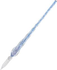 Stylo Plume en Verre Vintage Violet - Cadeau Élégant pour Calligraphie