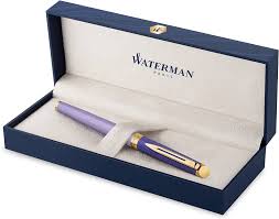 Stylo Roller Waterman Hémisphère - Métal & Laque Violette - Coffret Cadeau