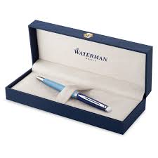 Stylos Waterman Hémisphère : Élégance Métallique et Laque Bleue