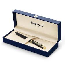 Waterman Hémisphère Roller Noir Mat avec Détails Dorés