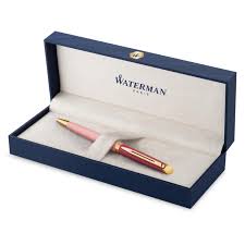 Stylo bille Waterman Hémisphère en métal et laque rose