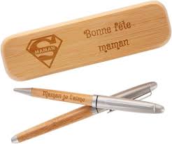 Coffret de Stylos en Bois Personnalisés Gravés