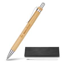 Stylo en Bambou Personnalisé OXYEFEI