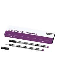 Recharge Montblanc 10631 pour Stylo Rollerball - Pack de 2